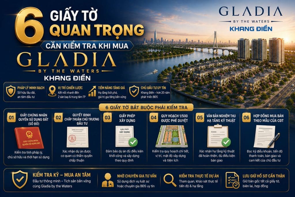 6 giấy tờ quan trọng cần kiểm tra khi mua Gladia