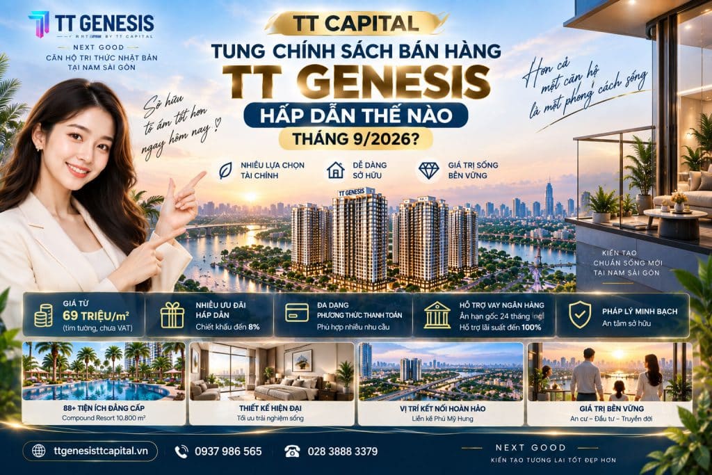 TT Capital tung chính sách bán hàng TT Genesis hấp dẫn thế nào?