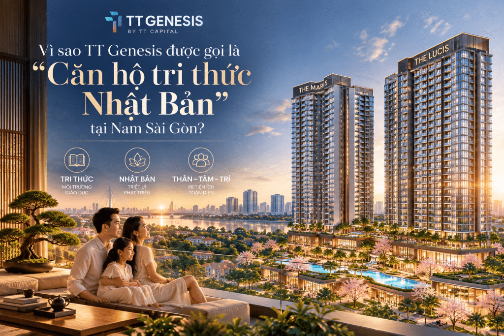 Vì sao TT Genesis được gọi là “Căn hộ tri thức Nhật Bản tại Nam Sài Gòn”?